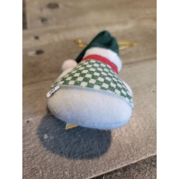 Plush snowman star 2004‎ ornament xmas - Picture 4 of 4